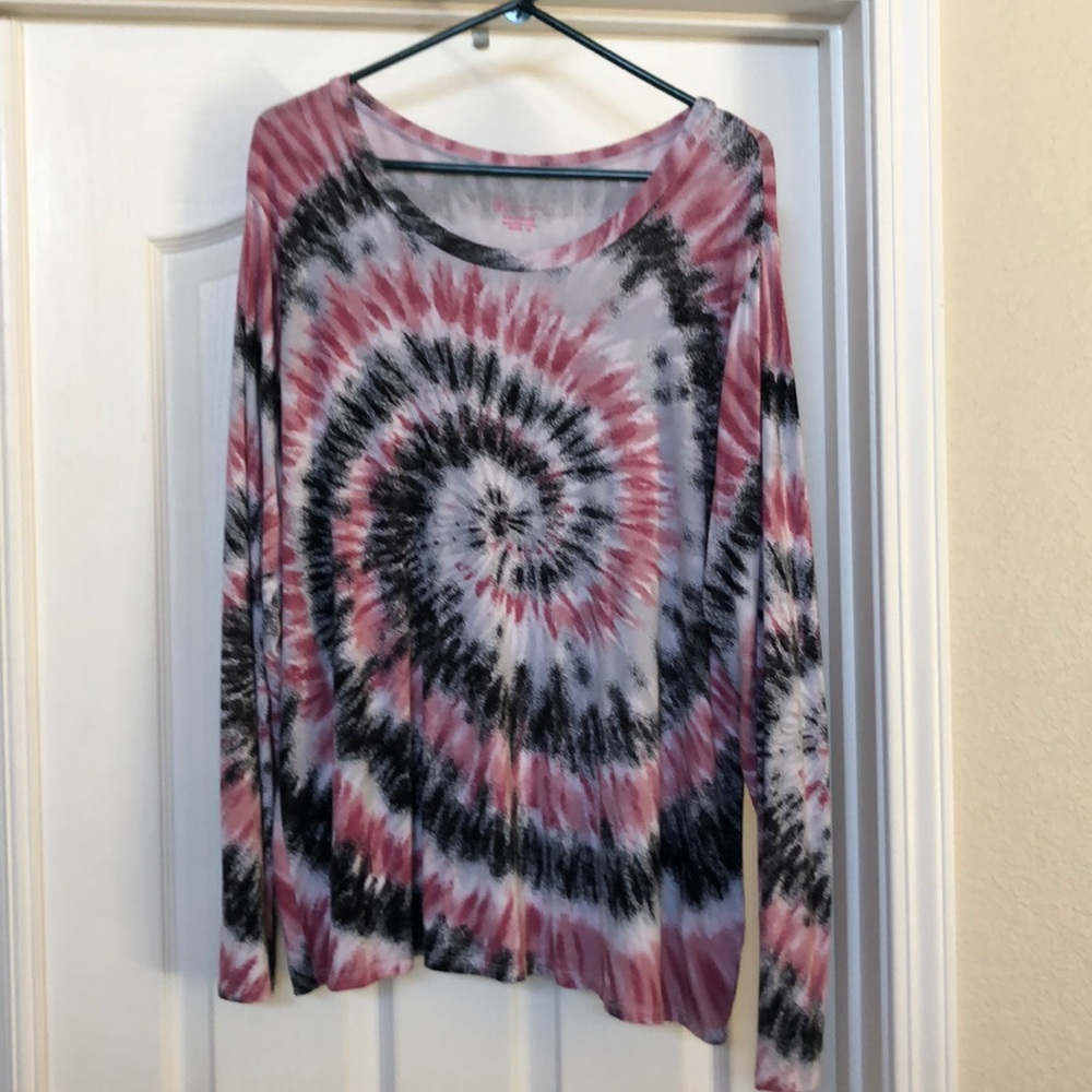 Tie die long sleeve XXXL